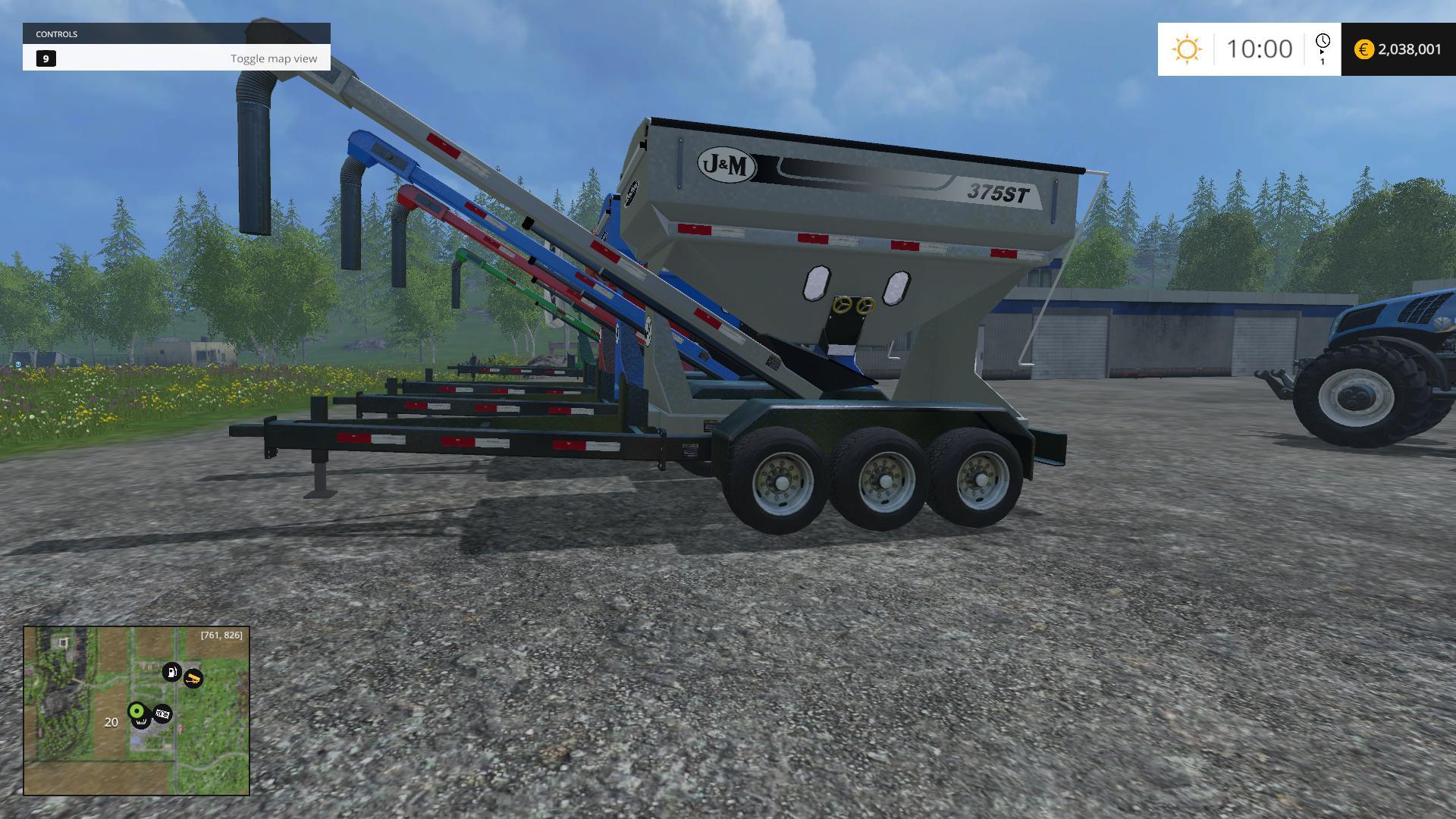 J M 375st Fertilizer Tender Trailer V1 1 Farming Simulator 19 17 22 Mods Fs19 17 22 Mods