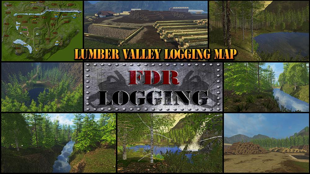 Fdr Logging Lumber Valley Logging Map • Farming Simulator 19 17 22