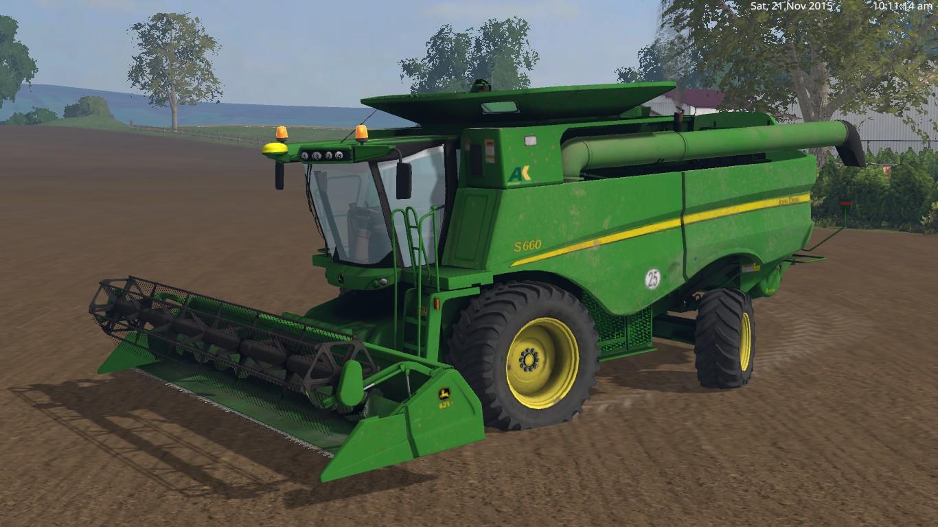 JOHN DEERE S660 V1.1 • Farming simulator 19, 17, 22 mods | FS19, 17, 22 ...