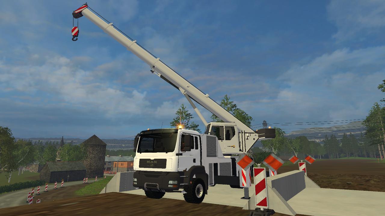 MAN CRANE V1 • Farming simulator 19, 17, 22 mods | FS19, 17, 22 mods