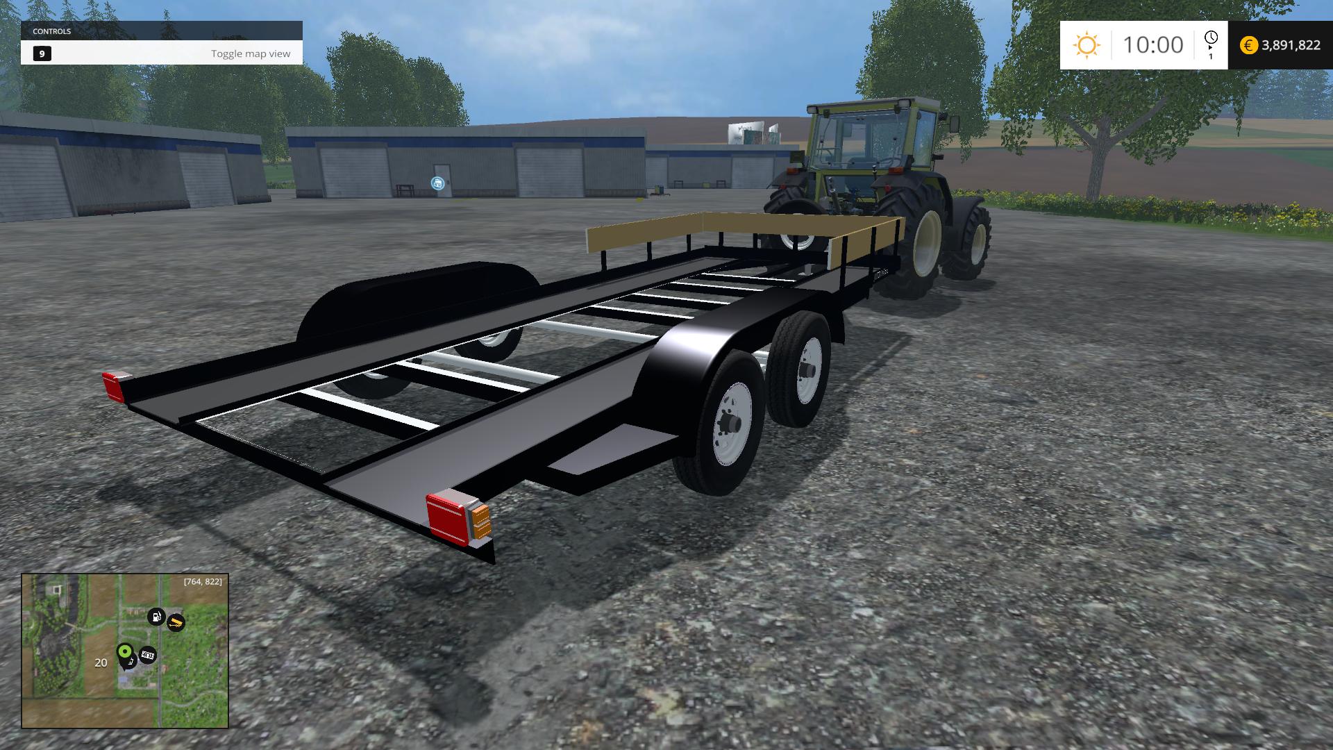 fs19 flatbed car trailer mods