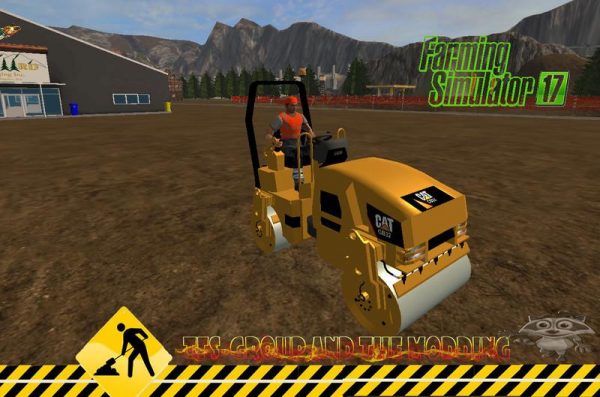 FS17 COMPACTEUR TANDEM CATERPILLAR CB32 V1  Farming 