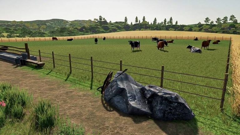 FS22 OPEN COW PASTURE V1 0 0 0 Farming Simulator 19 17 22 Mods 